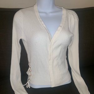 Cream cardigan